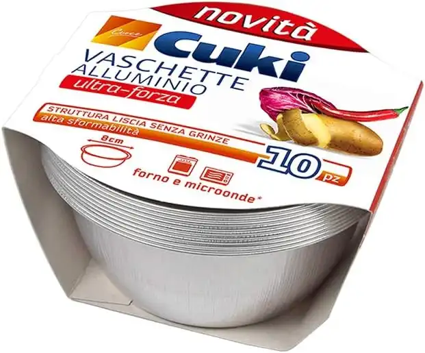1 CONFEZIONE CUKI VASCHETTE BUDINO CREME CARAMEL SENZA COPERCHIO 10 PZ