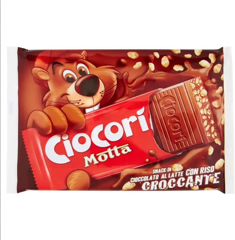 5x Ciocori Motta Snack di Cioccolato al Latte con Riso Croccante 5x110g