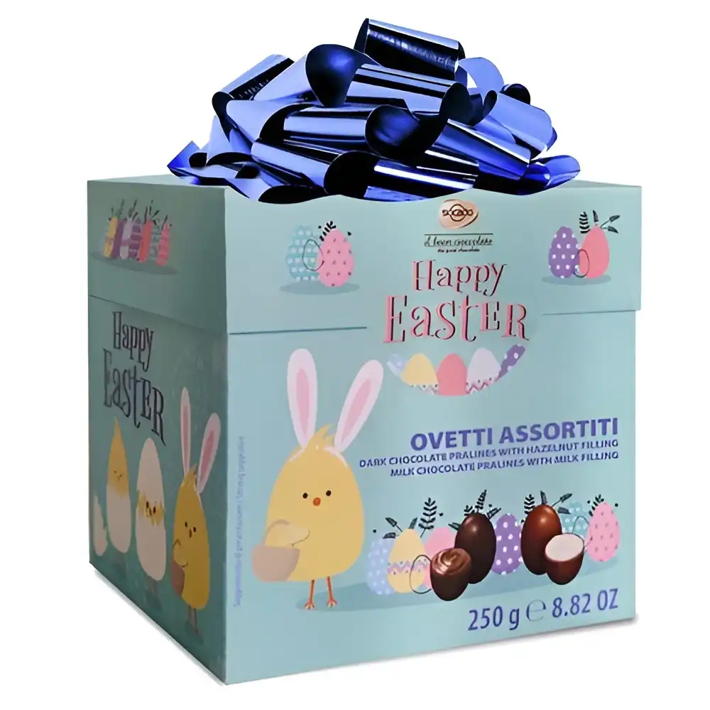 Socado Ovetti Cioccolato 250g Cubo Happy Easter Assortiti Pasqua Golosa
