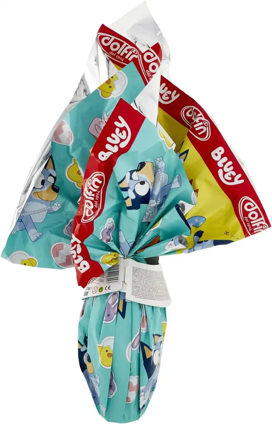 Dolfin Uovo di Pasqua Bluey 220g – Cioccolato Goloso con Sorpresa Divertente!