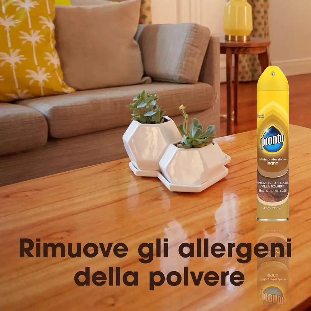 Pronto Spray Legno - Esalta e Protegge le Superfici, 3 Confezioni da 300 ml