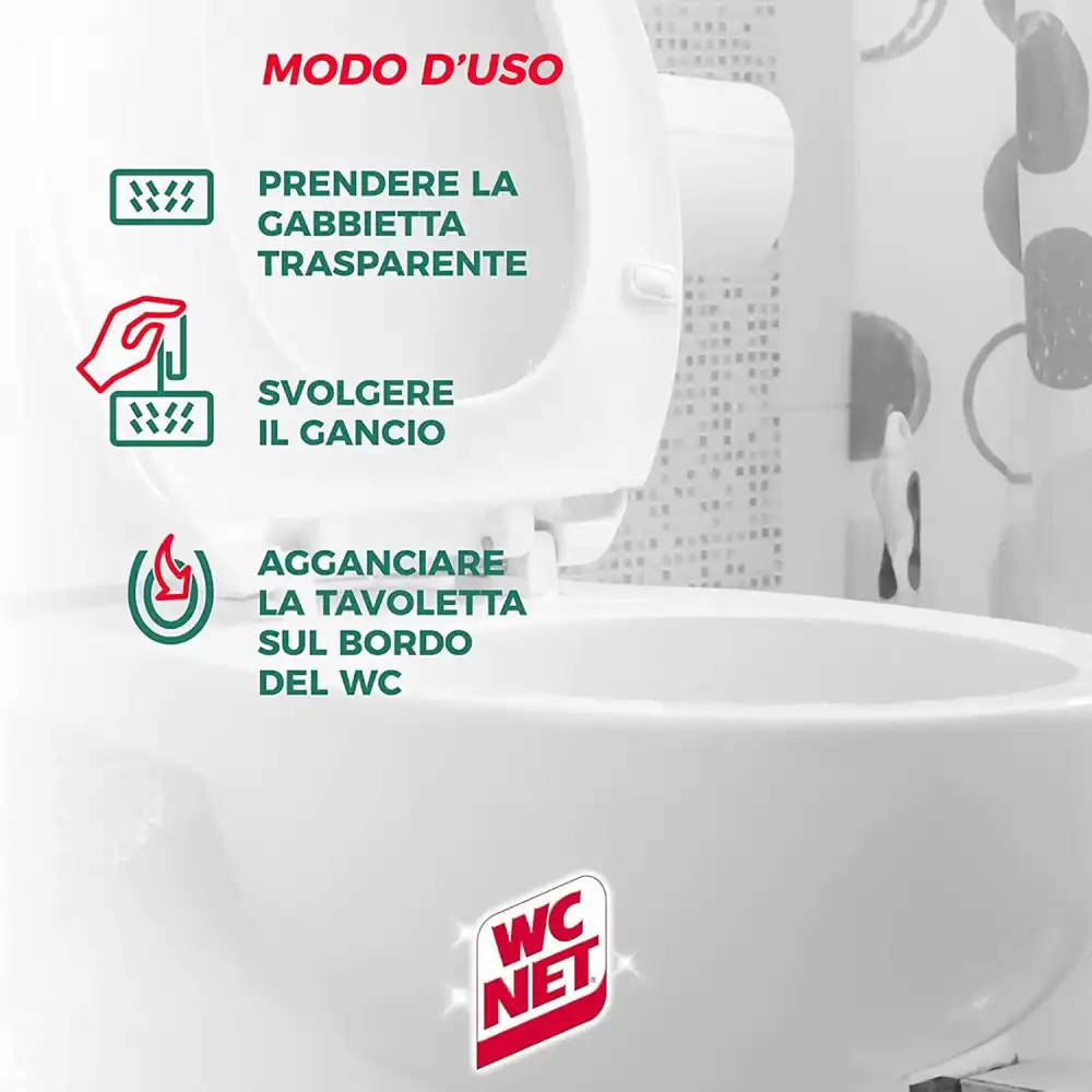 Wc Net Tavoletta Profumoso 3 Effect, Lime Fresh, 4 Pezzi x 3 Confezioni