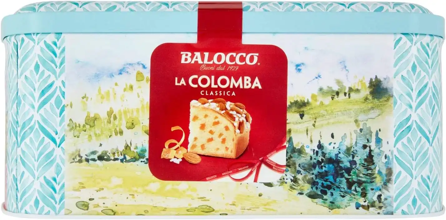 Balocco Colomba Classica in Latta, 750g - Dolce Pasquale Tradizionale