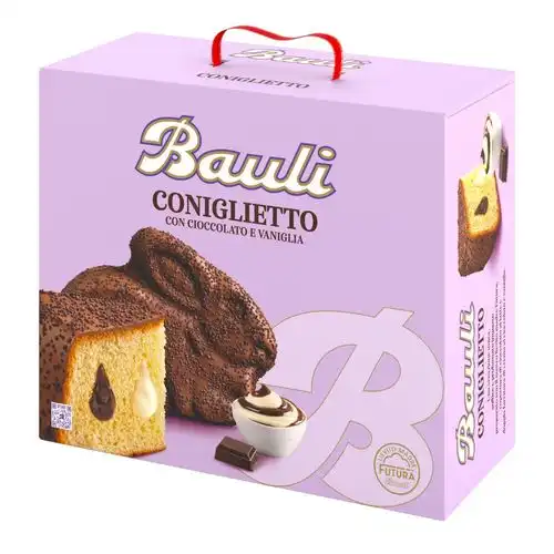 Bauli Torta Coniglietto 650g Cioccolato e Vaniglia - Dolce Pasquale