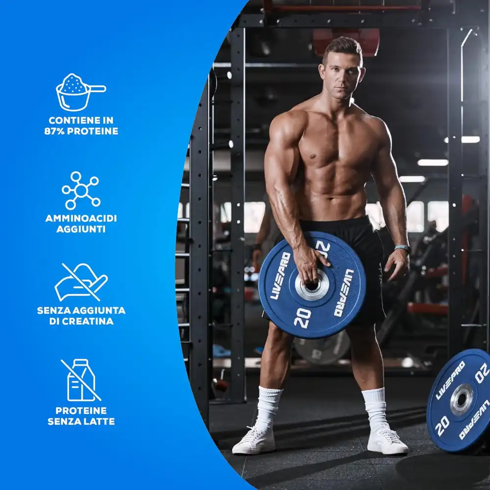 BioTechUSA Beef Protein 500g Fragola - Proteine Idrolizzate Senza Lattosio