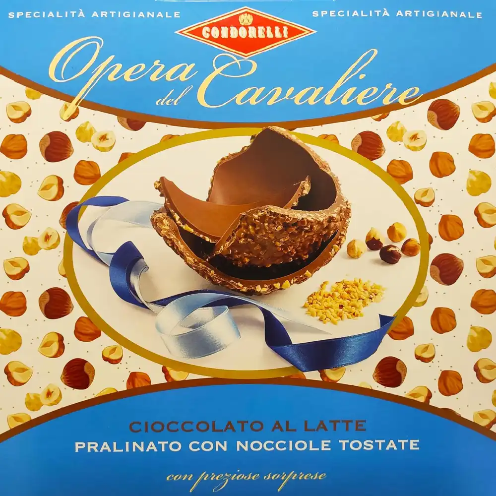 Condorelli Uovo Cioccolato al Latte con Nocciole Tostate e Sorprese 330g