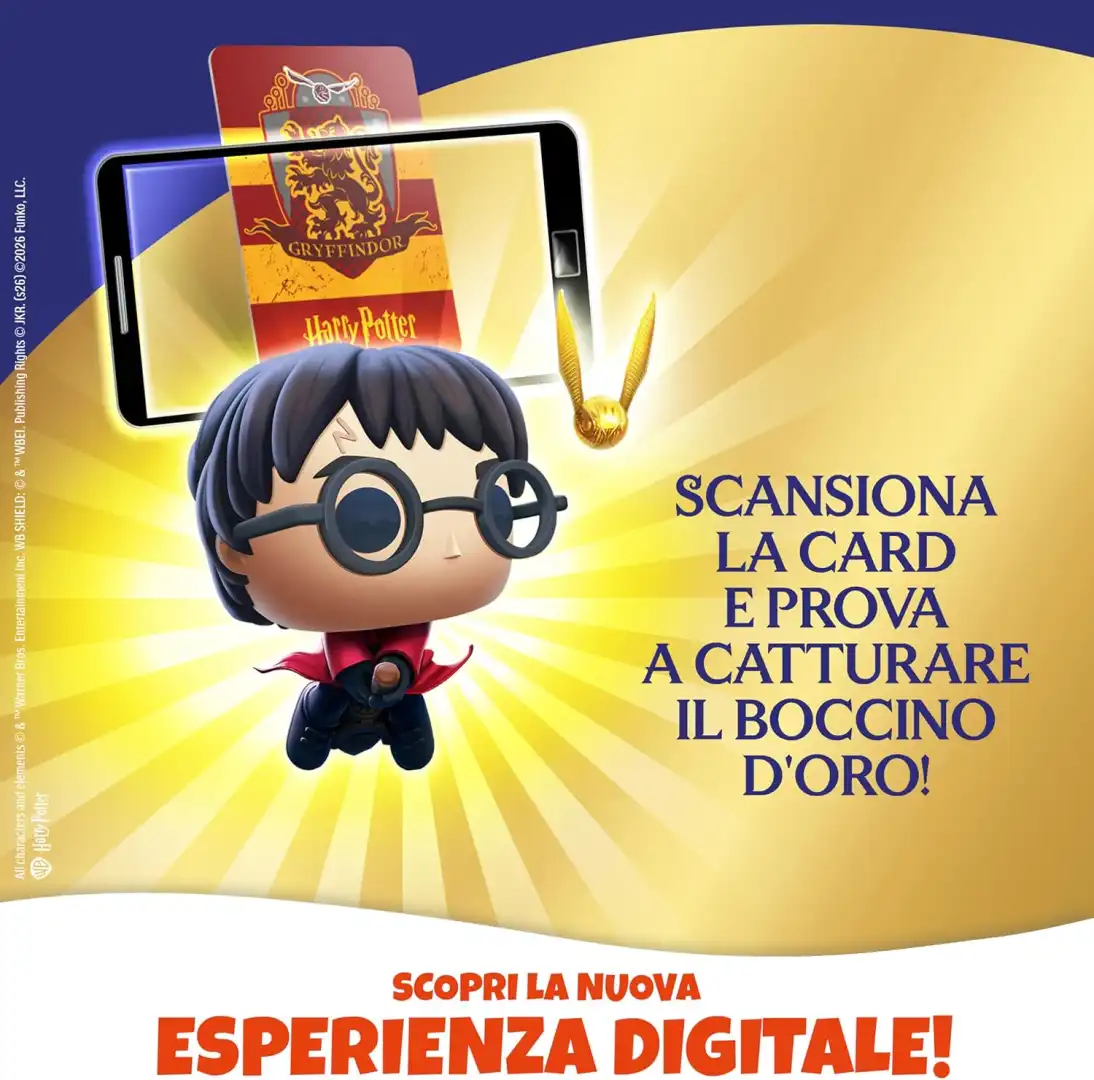 Kinder GranSorpresa Maxi Funko Pop Harry Potter, Uovo di Pasqua 220g
