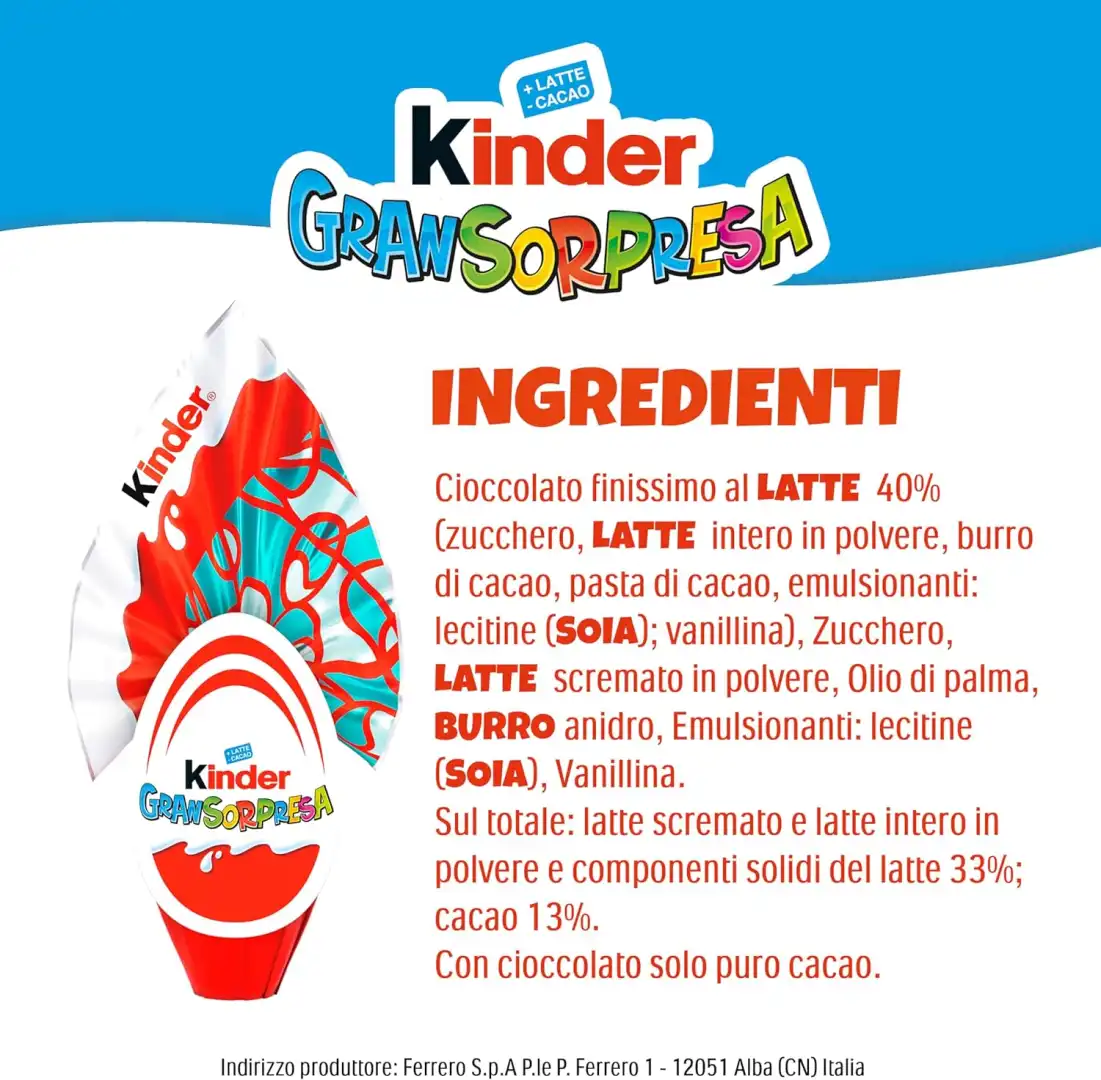 Kinder GranSorpresa Maxi Funko Pop Harry Potter, Uovo di Pasqua 220g