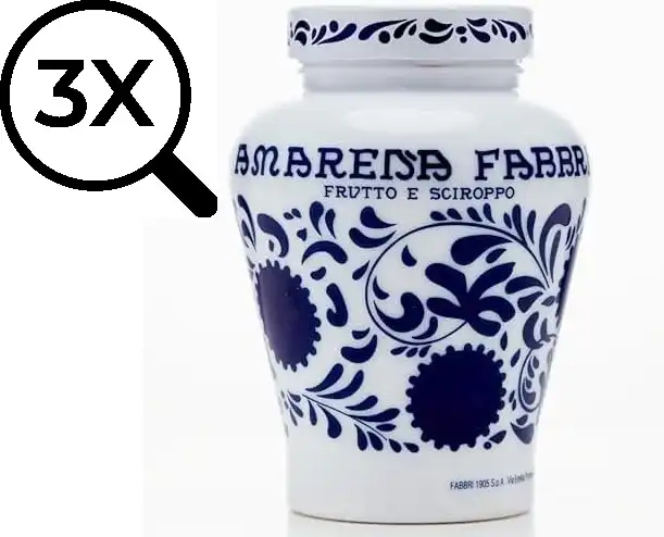 Amarena Fabbri 600g, Confezione da 3 Pezzi Sciroppate per Dolci Gelati e Dessert