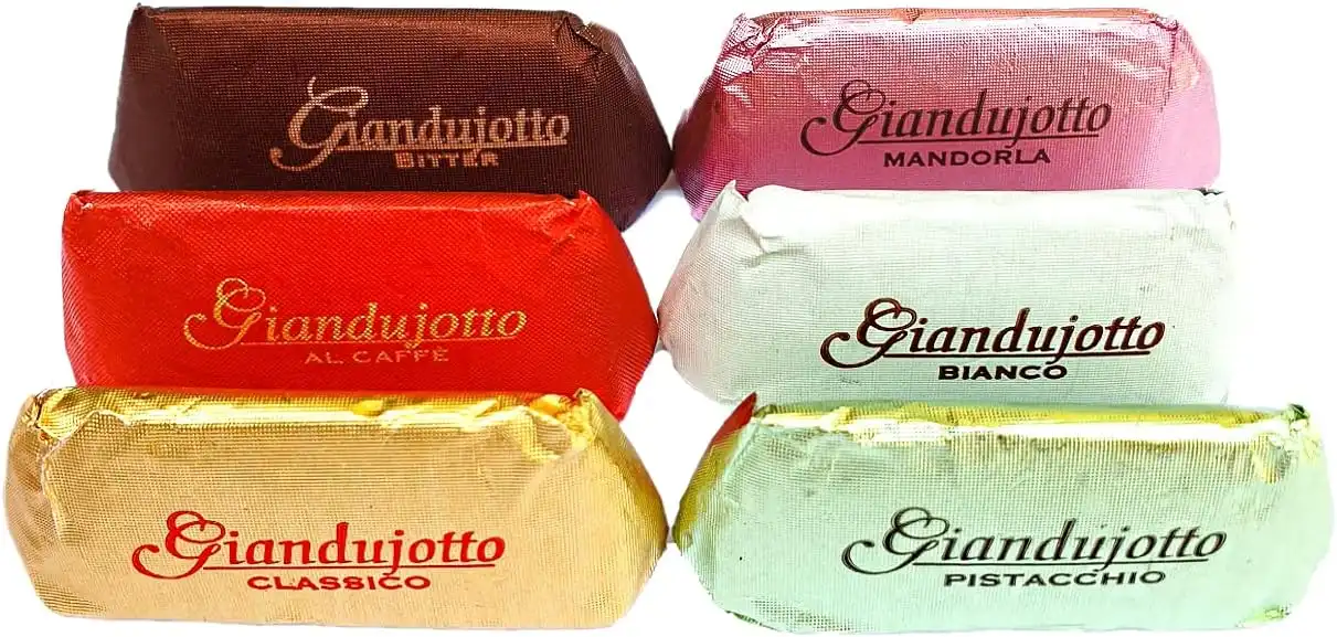 Gianduiotti Assortiti La Suissa 500g Mix Classico Pistacchio Caffè Fondente