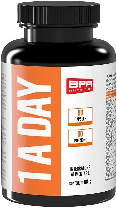 BPR Nutrition 1 a Day Multivitaminico Completo, 90 Capsule Benessere Quotidiano