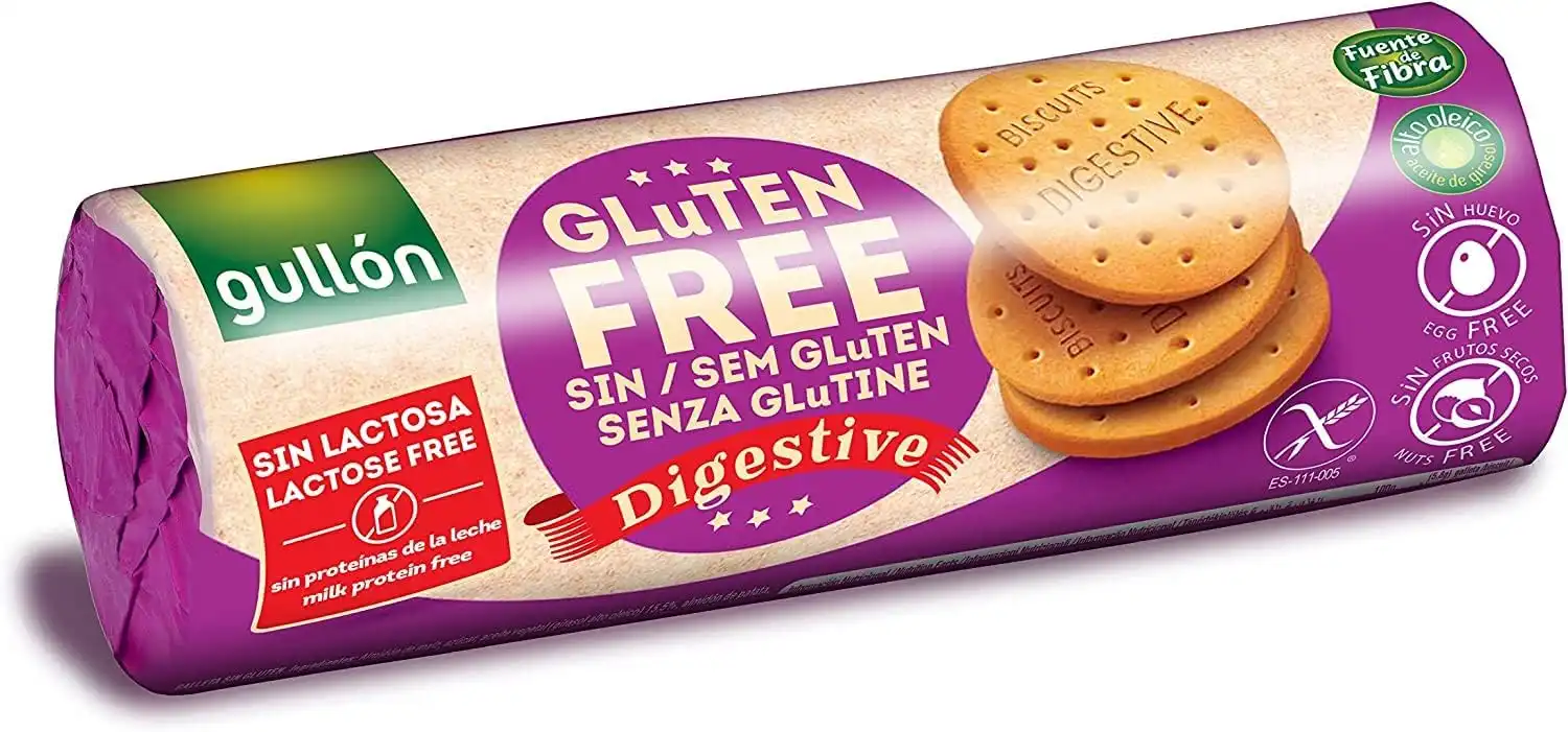 12X Biscotti Digestive Senza Glutine e Senza Lattosio a Base di Mais 150g