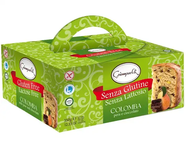 Giampaoli Colomba Senza Glutine e Lattosio Pera e Cioccolato – 500 g