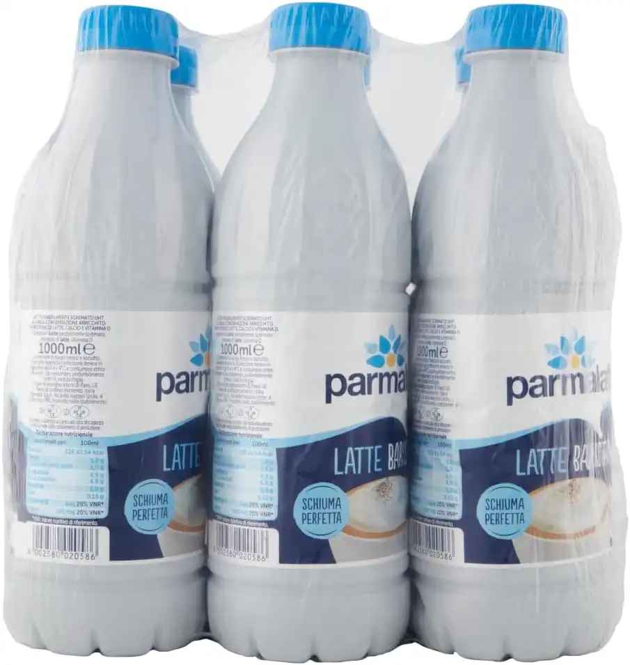 Parmalat Latte Barista UHT 1L 6 Confezioni Parzialmente Scremato, con Vitamina D