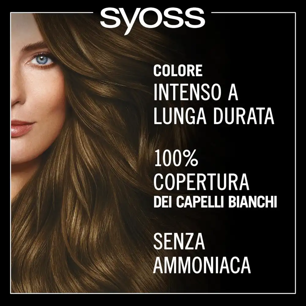 Syoss by Palette Oleo Intense, 4-60 Castano Dorato: Colore Caldo e Luminoso