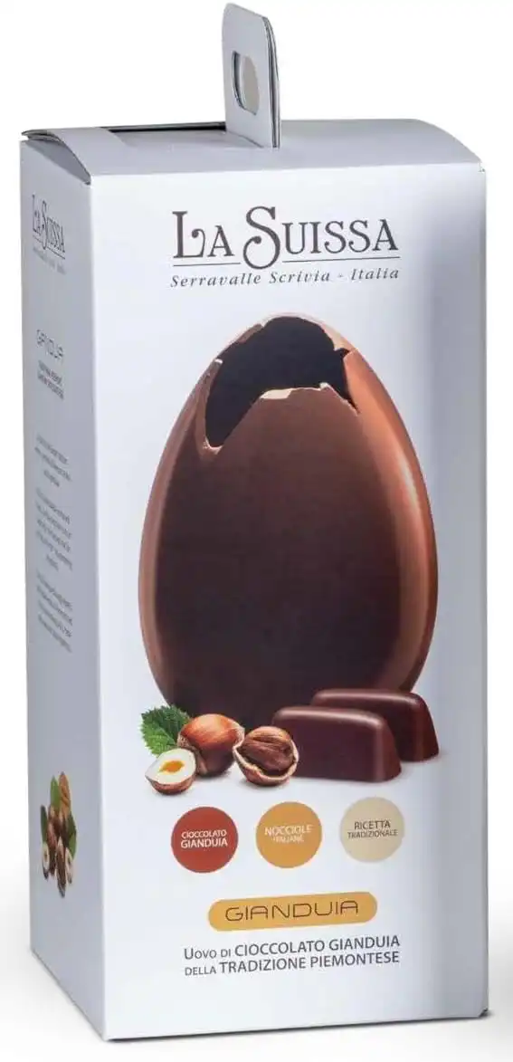 Uovo Pasqua La Suissa 350g – Cioccolato Gianduia con Sorpresa