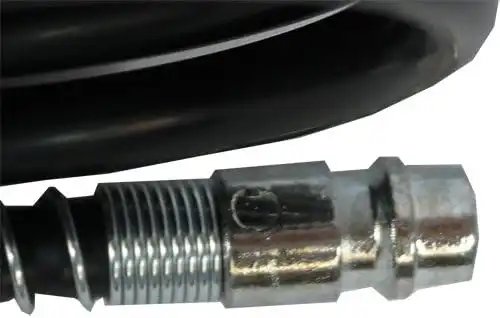 Stanley Tubo Spiralato PE 6x8 mm 15m con Attacchi Rapidi Universali