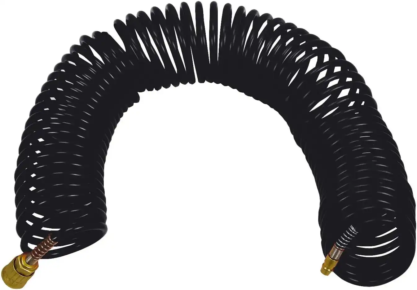 Stanley Tubo Spiralato PE 6x8 mm 15m con Attacchi Rapidi Universali