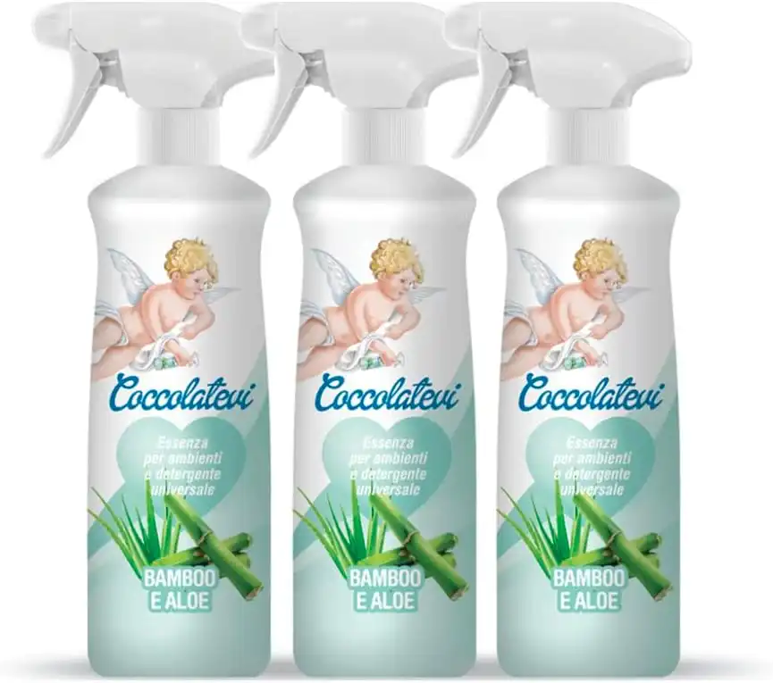 3x Coccolatevi Essenza per Ambienti Bamboo e Aloe 750 ml Profumatore