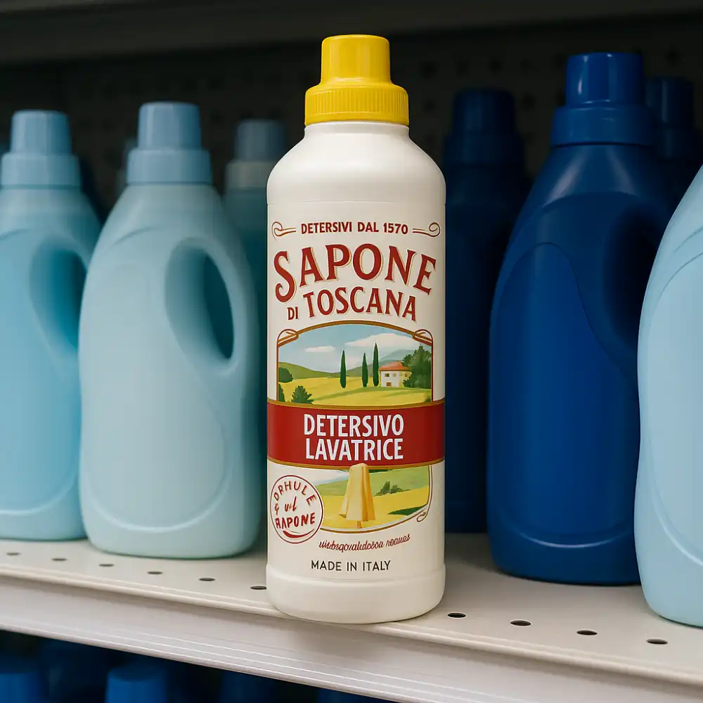 4x Sapone di Toscana Lavatrice 1L – 160 Lavaggi di Pulito e Profumo Intenso