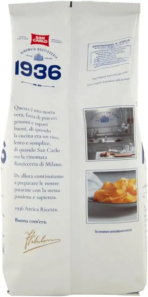 3X San Carlo 1936 Patatine Antica Ricetta Arricciate Senza Glutine 150g
