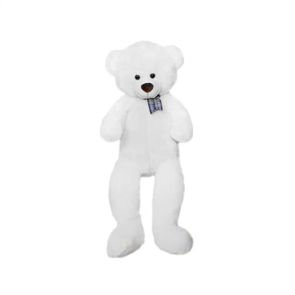 Peluche Orso Gigante XXL Alto 120cm Pupazzo Bambini Orsacchiotto Morbido Crema