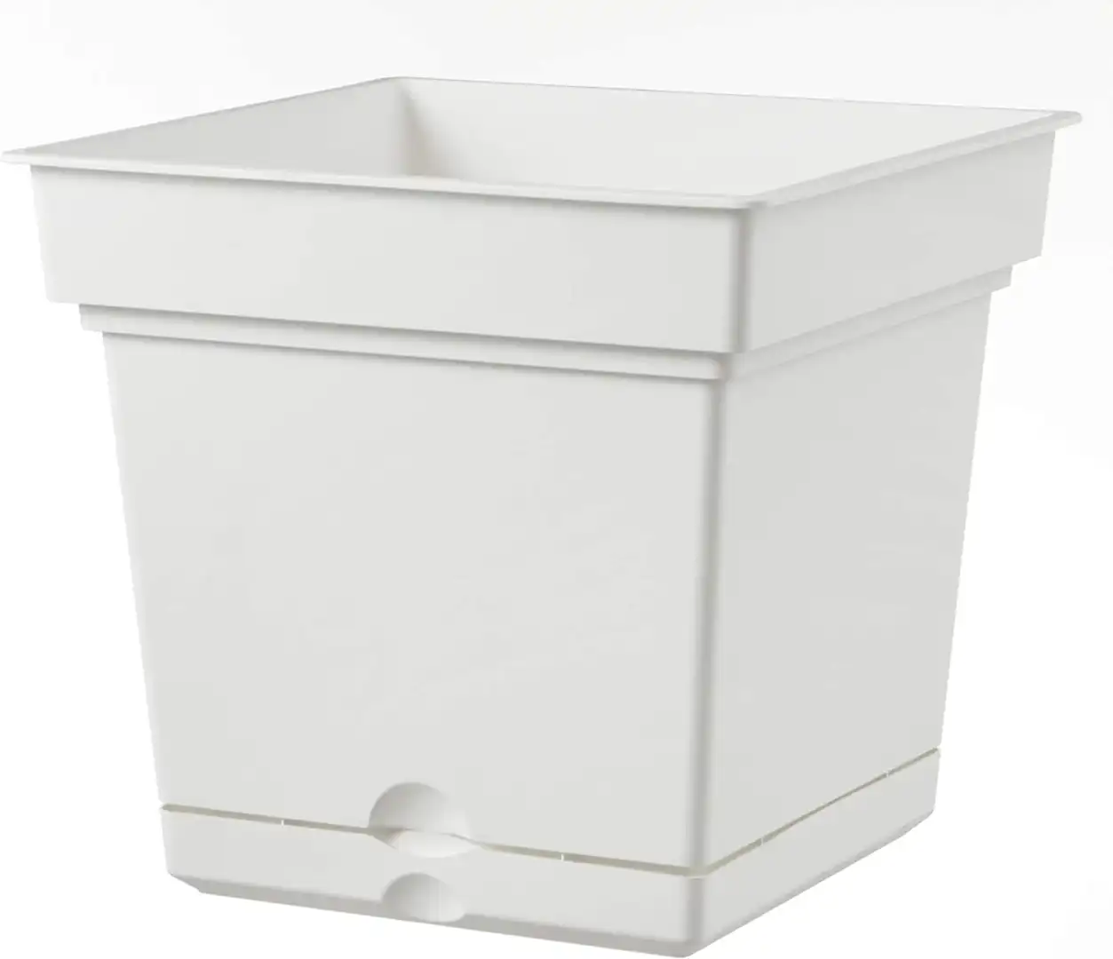 Vaso Quadrato Still Elements 38 Bianco in Plastica Riciclata 38x38xh38cm