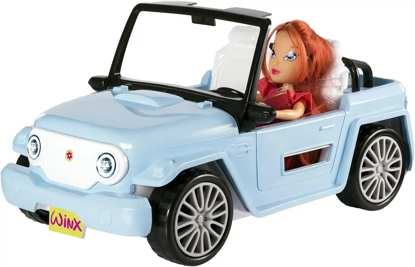 Winx Macchina di Bloom 36x20x21cm Bambola Fashion Dool Winx in Jeep