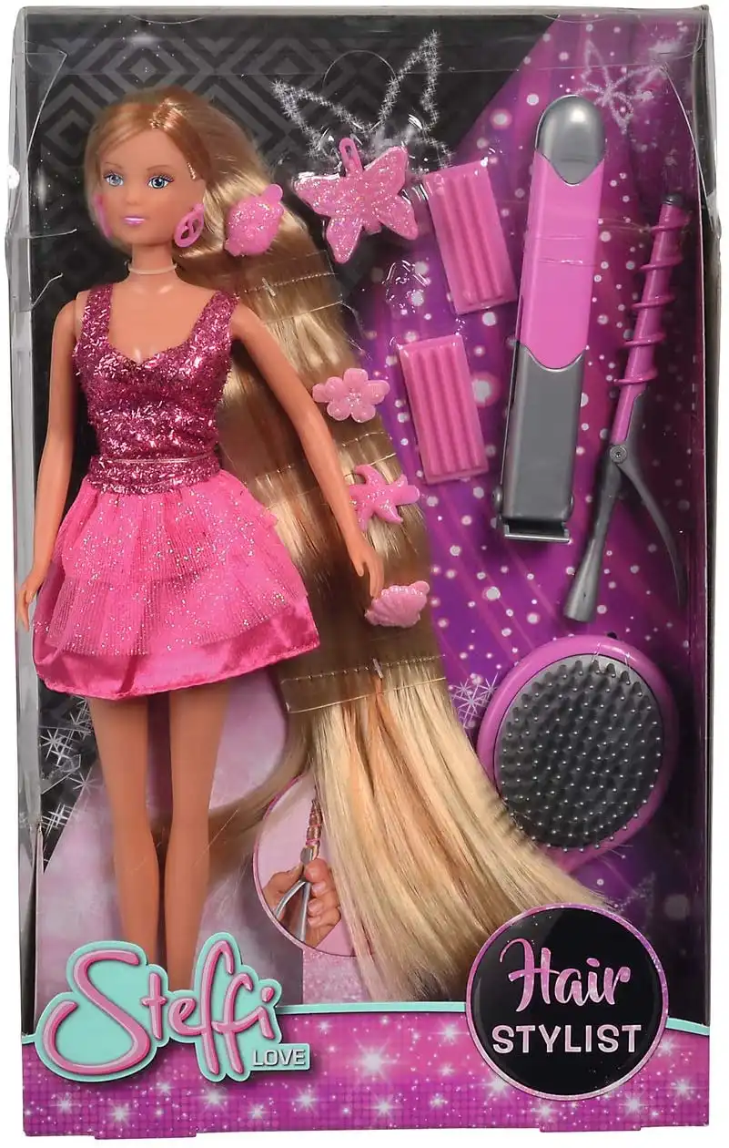 Steffi Love Hair Stylist Bambola Fashion Doll da 29cm con Capelli Lunghi Gioco