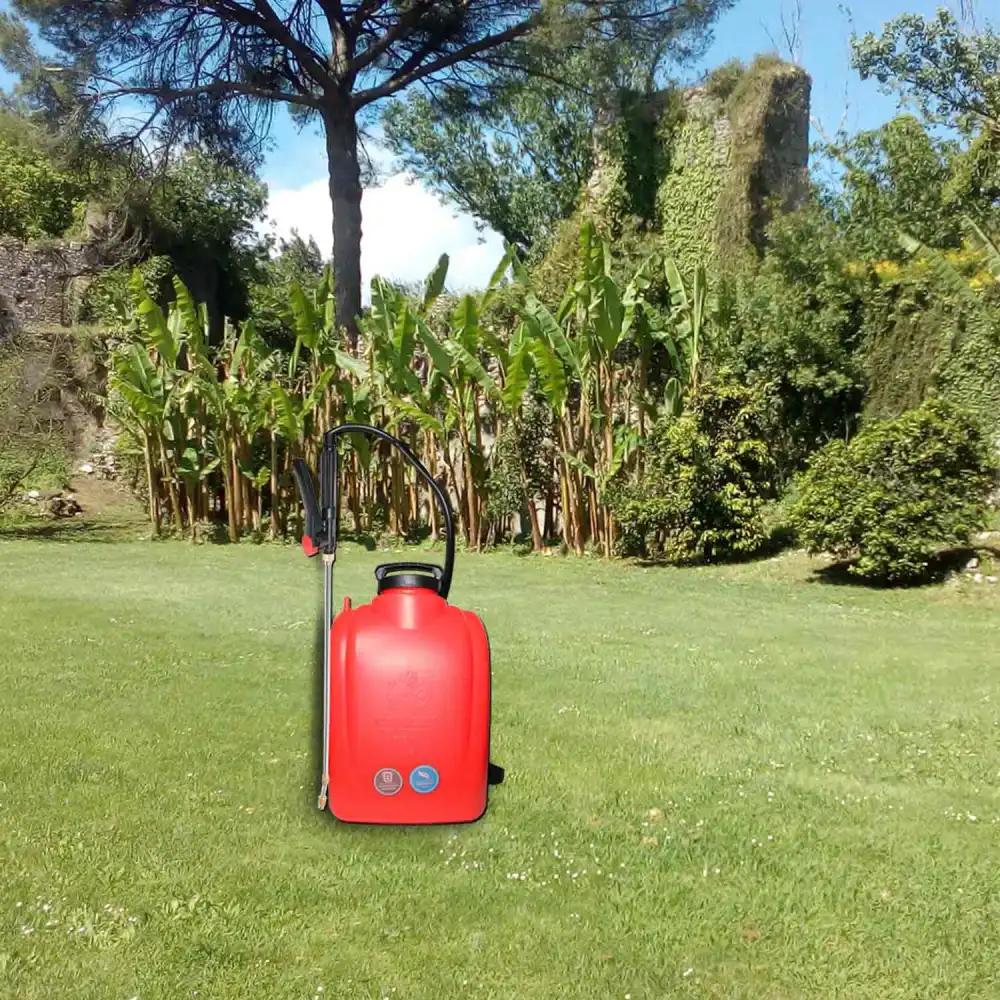 Pompa Zaino a Spalla 16 Lt Elettrica a Batteria Litio 8Ah Ultra Leggera 3,5 Kg