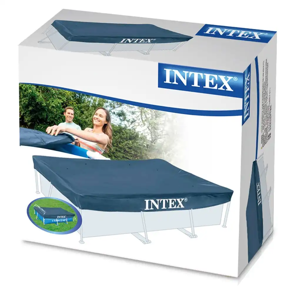 Copri Piscina Fuori Terra Rettangolare Telo Copripiscina Intex 300x200 CM 28038