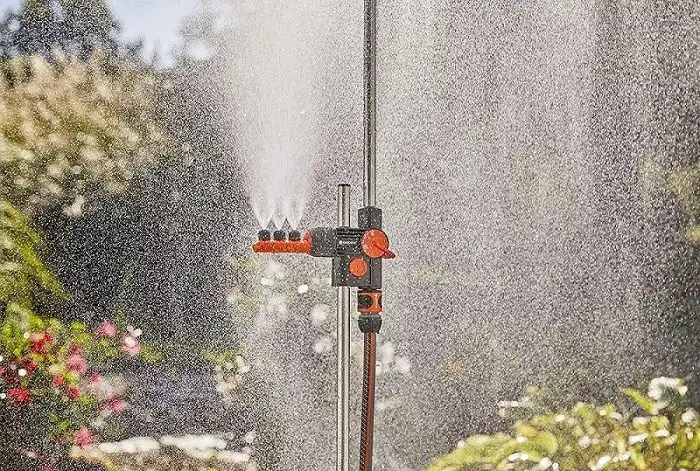 Doccia da Giardino Gardena Duo Con Due Tipi di Getto a Pioggia e Nebulizzato