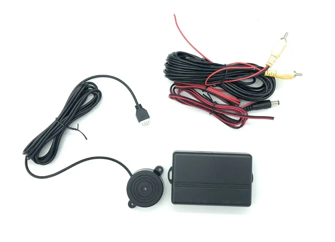 Kit Auto Porta Targa con Telecamera Posteriore e 2 Sensori Kit Retromarcia