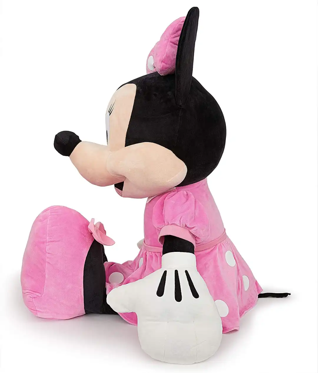 Disney Minnie Jumbo cm 120 Peluche Minnie Mouse Morbido e Peloso Bambini