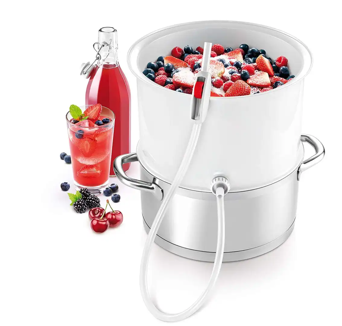 Estrattore a Vapore Per Preparare Frutta Verdura Succhi Capacita' 1Kg Diam 24Cm