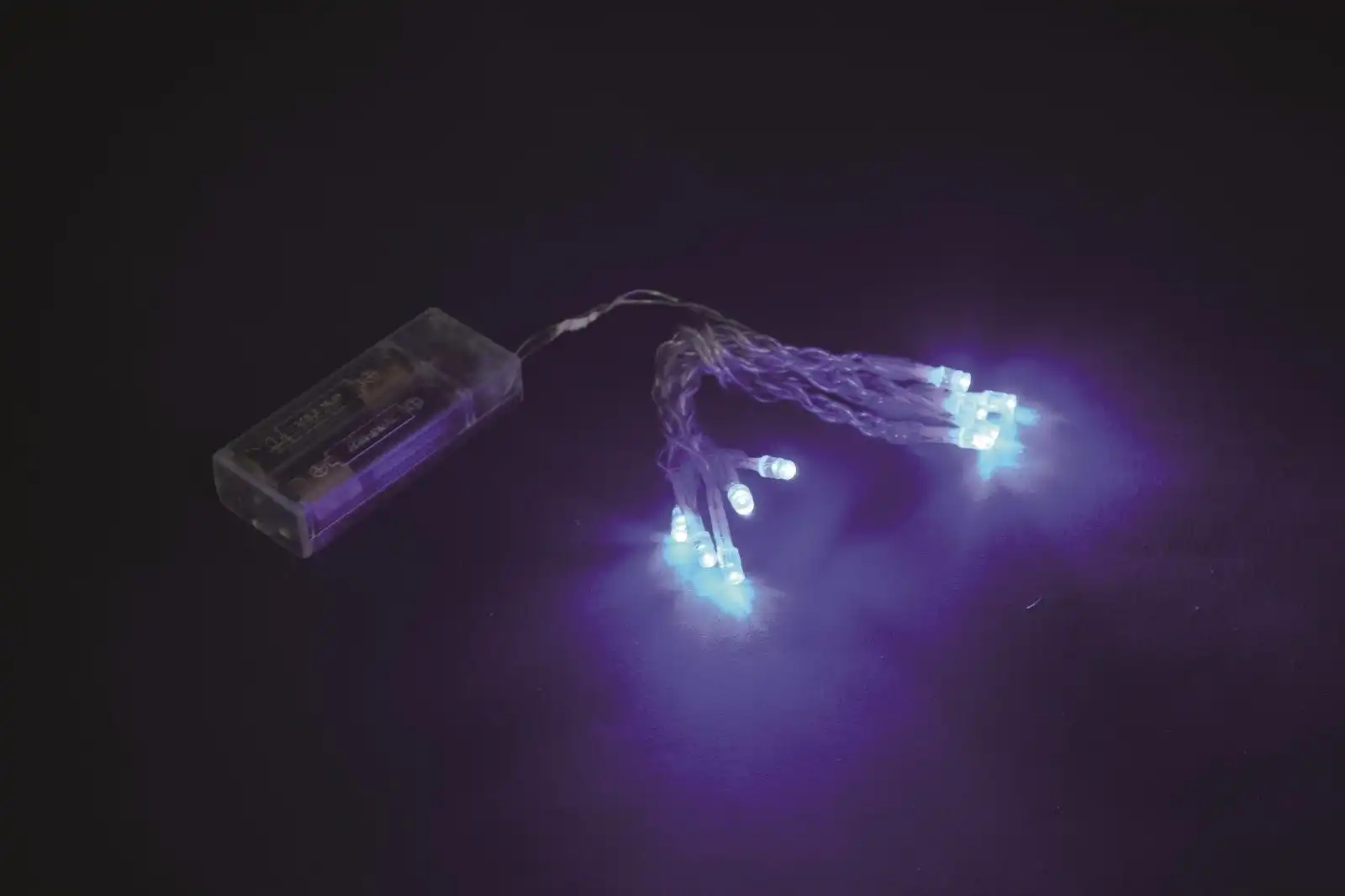 Mini Lucciole Led A Batteria Blu 2 Metri Minilucciole Albero Natale 20 Luci Led
