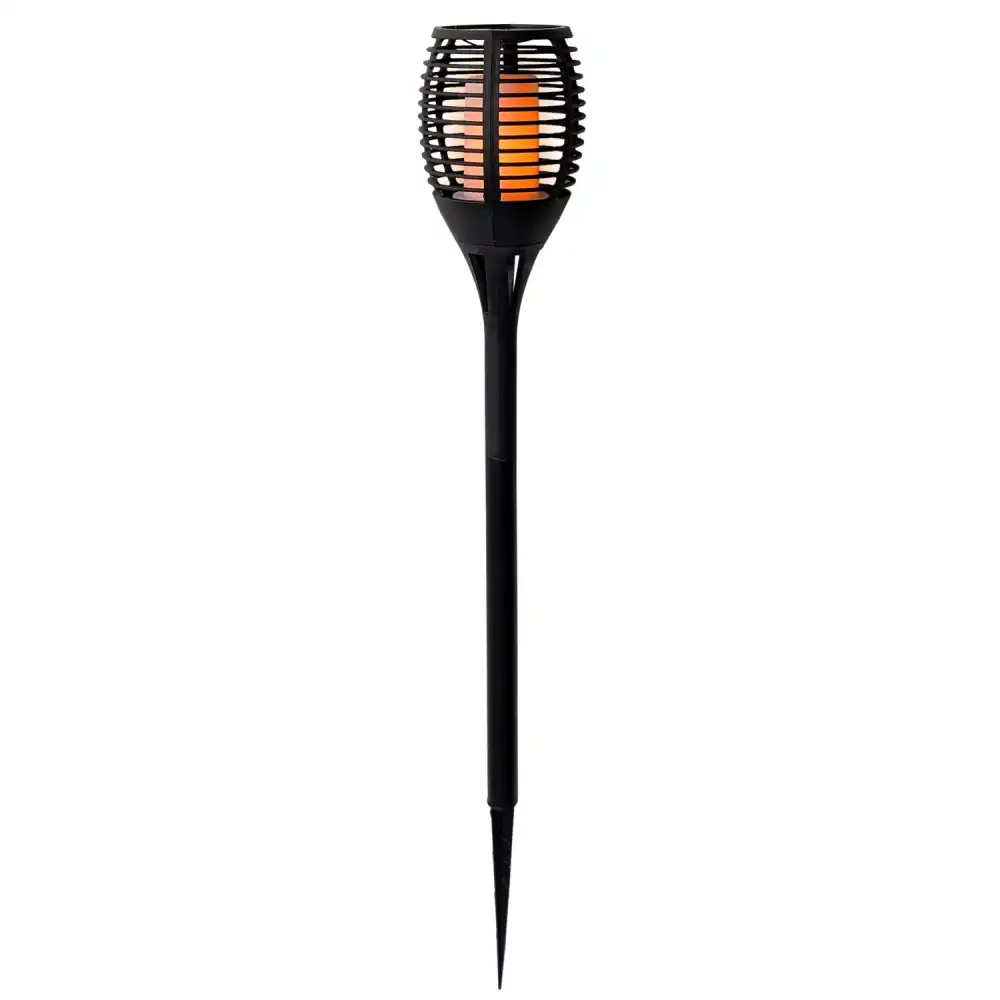 Lampada da Giardino Torcia Solare 72 Led Effetto Fiamma Tremolante 12x78 cm