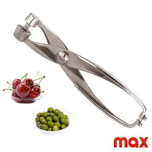 Snocciolatore Manuale Max Ciliegie Olive in Acciaio Inox Colore Silver