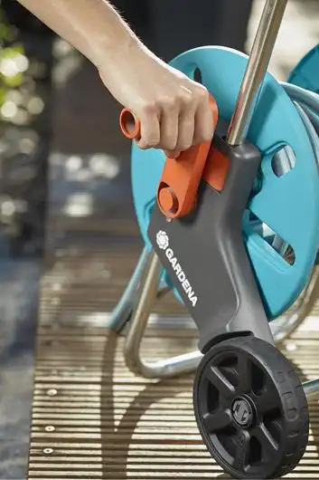 Set Carrello Avvolgitubo AquaRoll S 25 Metri Per Tubo da Giardino Compatto 25mt