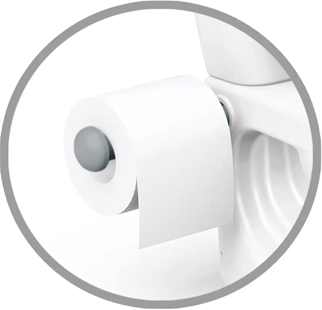 Vasino Educativo per Bambini Design Realistico con Coperchio e Sedile WC Bianco