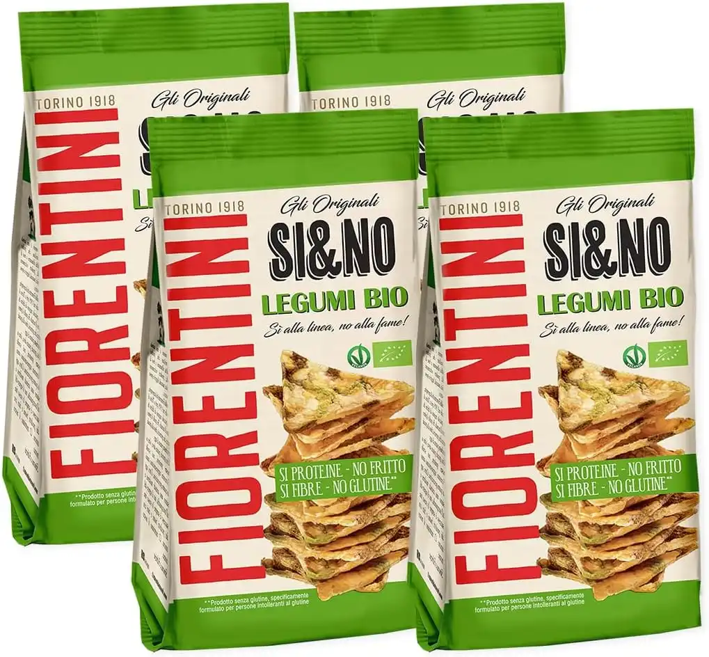 4X Mini Gallette Mais e Legumi Bio Triangolari Senza Glutine 80g