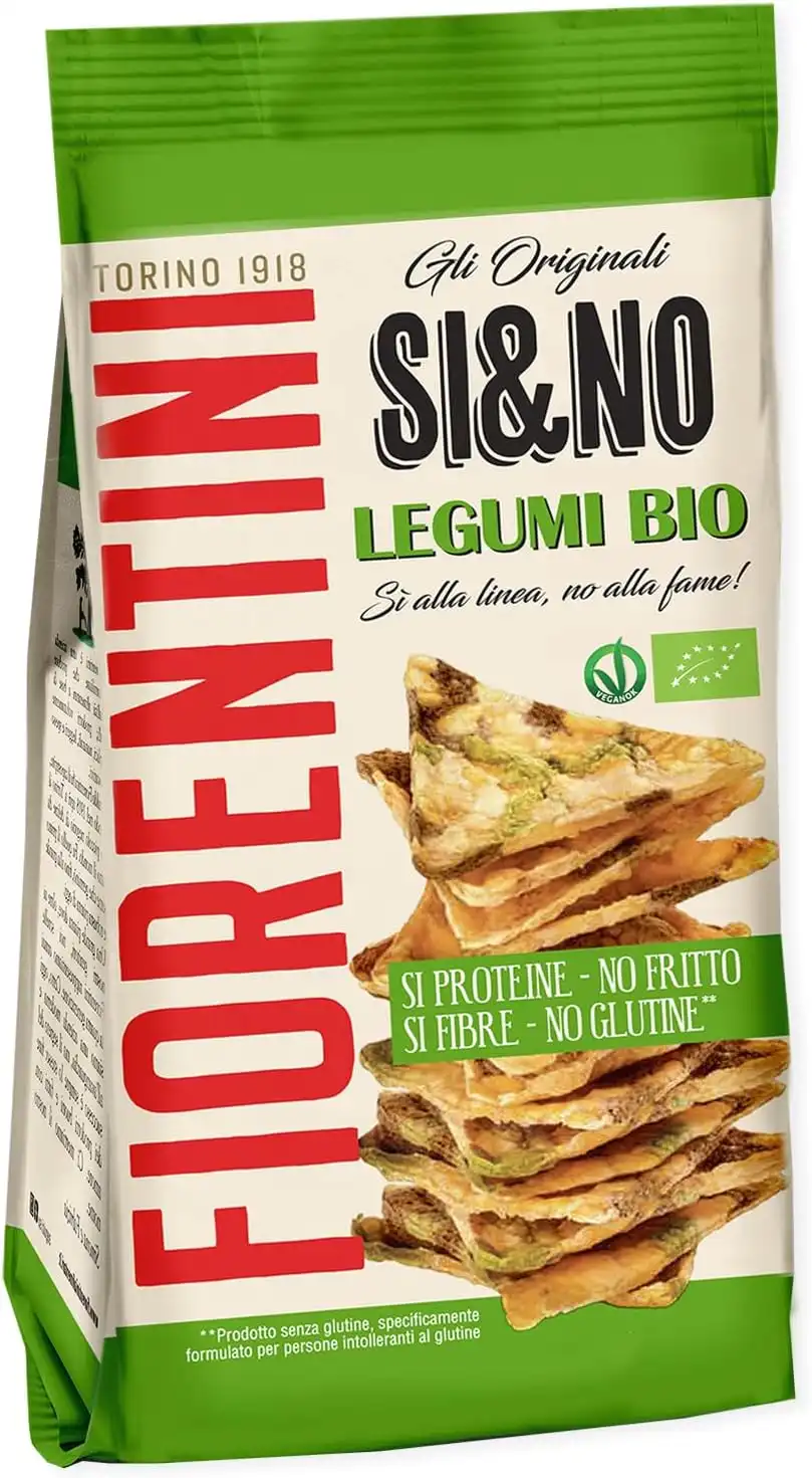8X Mini Gallette Mais e Legumi Bio Triangolari Senza Glutine 80g