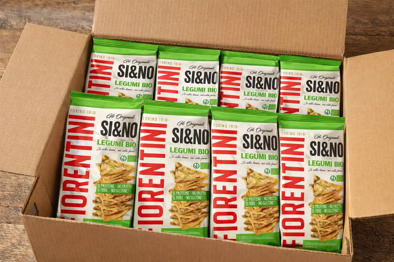 8X Mini Gallette Mais e Legumi Bio Triangolari Senza Glutine 80g