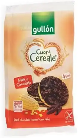 4X Gallette Mais e Cioccolato Fondente Senza Glutine Cuor di Cereale 100g