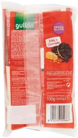 4X Gallette Mais e Cioccolato Fondente Senza Glutine Cuor di Cereale 100g