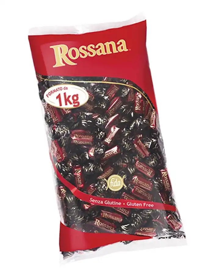 Caramelle Rossana al Cioccolato 1kg – Ripiene con crema al cacao intenso