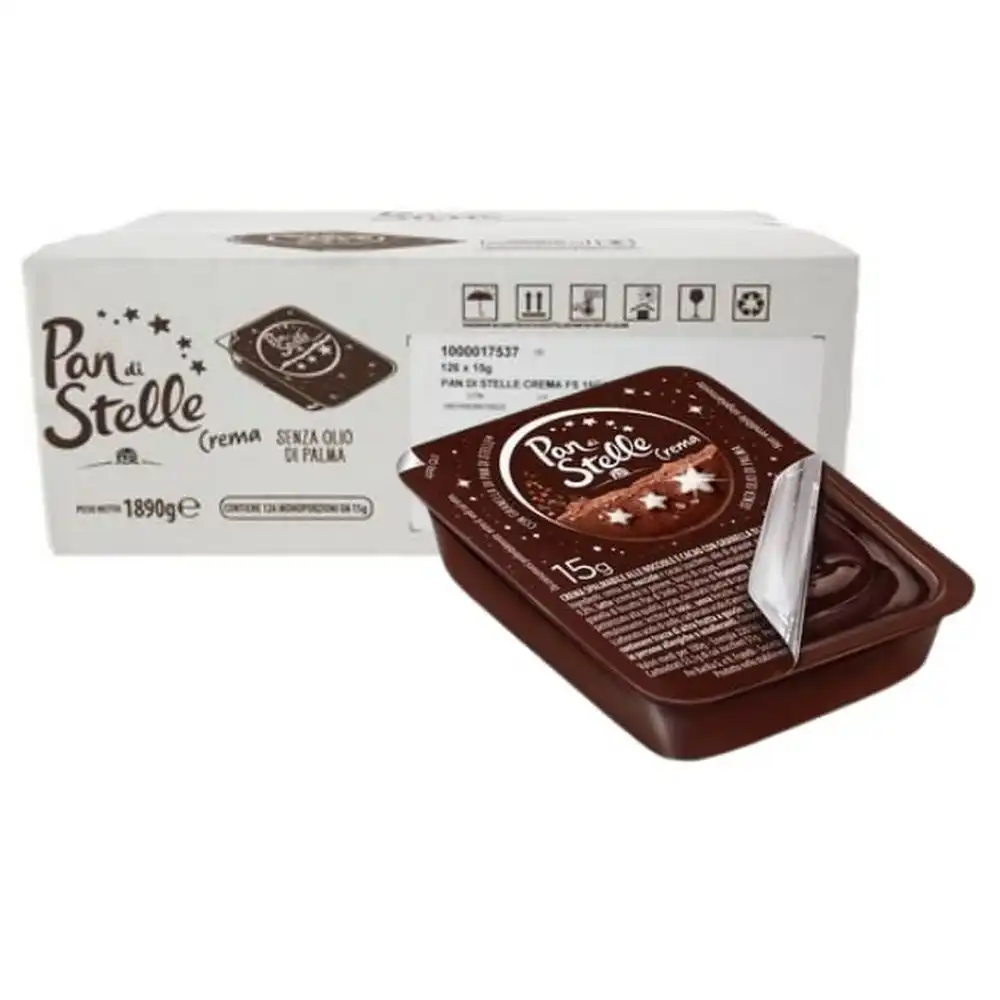Pan di Stelle Crema 126x15g – Monoporzione Spalmabile per Hotel e Ho.Re.Ca.