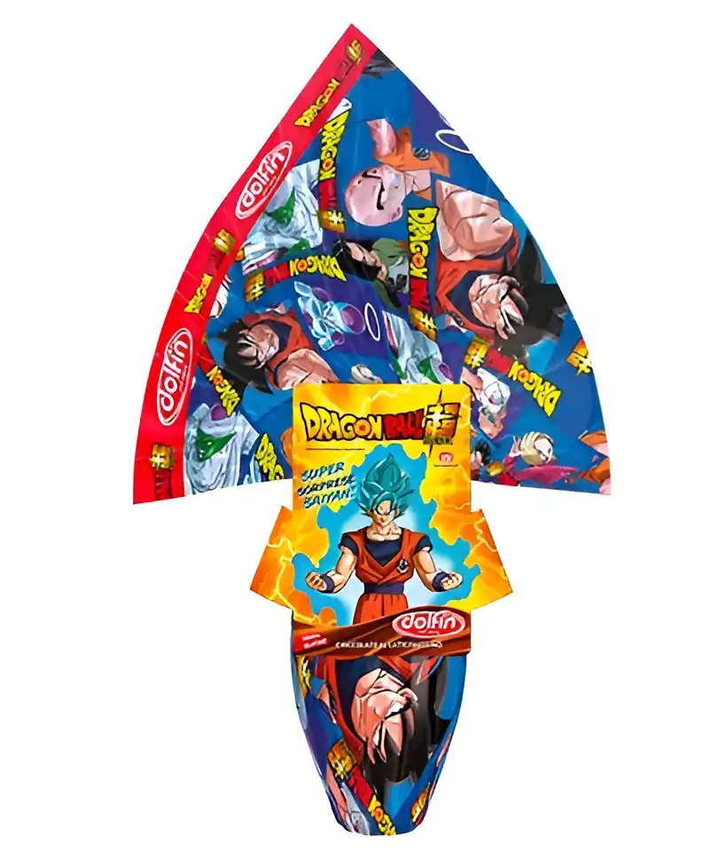 Uovo Dragon Ball 220g Pasqua 2025 – Cioccolato al Latte con Super Sorprese