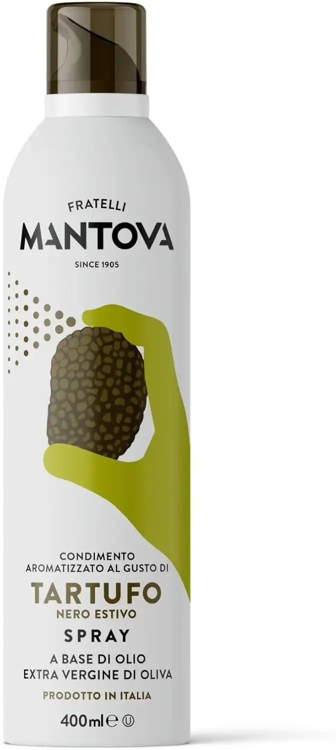 Spray al Tartufo Nero in Olio EVO 400ml – 100% Naturale e Leggero – Sprayleggero