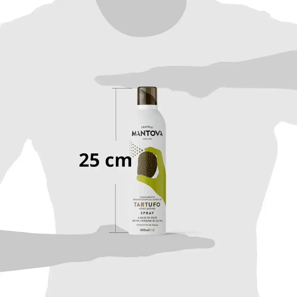 Spray al Tartufo Nero in Olio EVO 400ml – 100% Naturale e Leggero – Sprayleggero